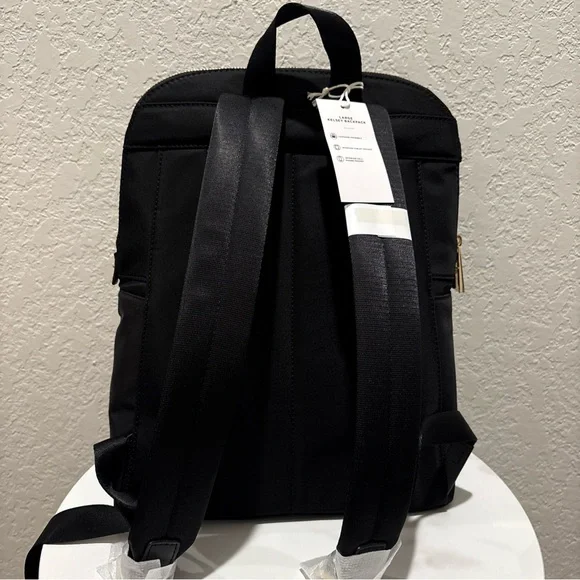NWT Michael Kors Large Kelsey Backpack Black Kelsey Large Leopard Nylon Backpack | Michael Kors [US] main image 2